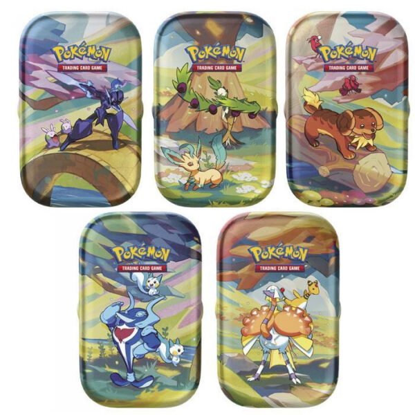 1 Mini Tin - Vibrant Paldes - ESPAÑOL - Cartas Pokemon Originales Tcg